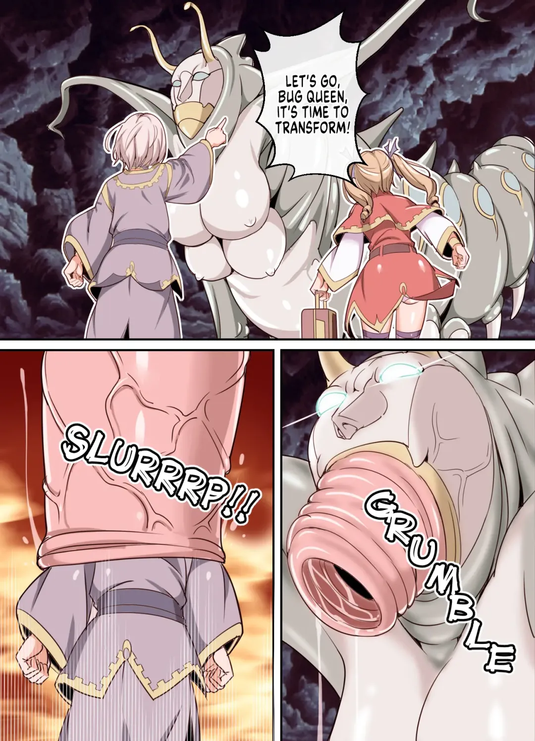 Comic The Akuochi! Mushihime-sama ga Iku! | Comic The Akuochi! Mushihime-sama ga Iku! Here Comes The Bug Princess! Fhentai - Page 5