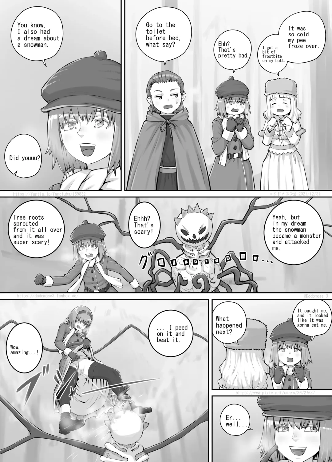 [Dodomesu3sei] 妹におしっこを見せてもらう漫画12（English Version） Fhentai - Page 4
