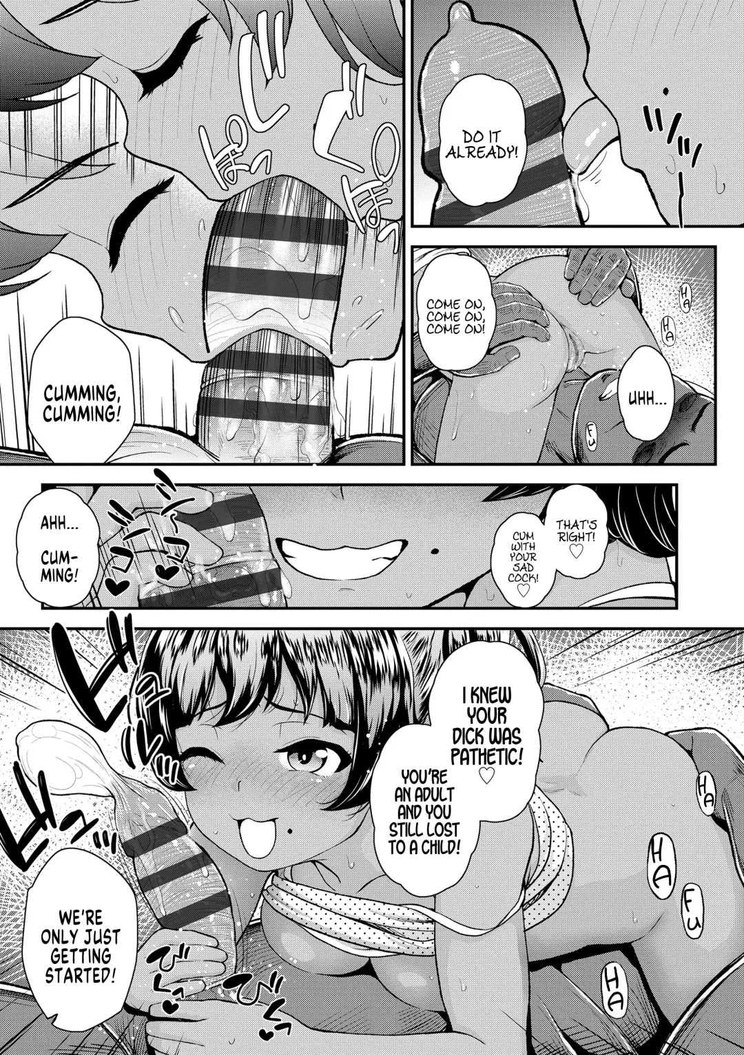 [Hikoma Hiroyuki] Bicchi na Mesugaki Tenkousei | Our New Transfer Student is a Bratty Little Bitch (Gouin ni Kusogaki Mesuana Dochutte Mita (Wara)) Fhentai - Page 11