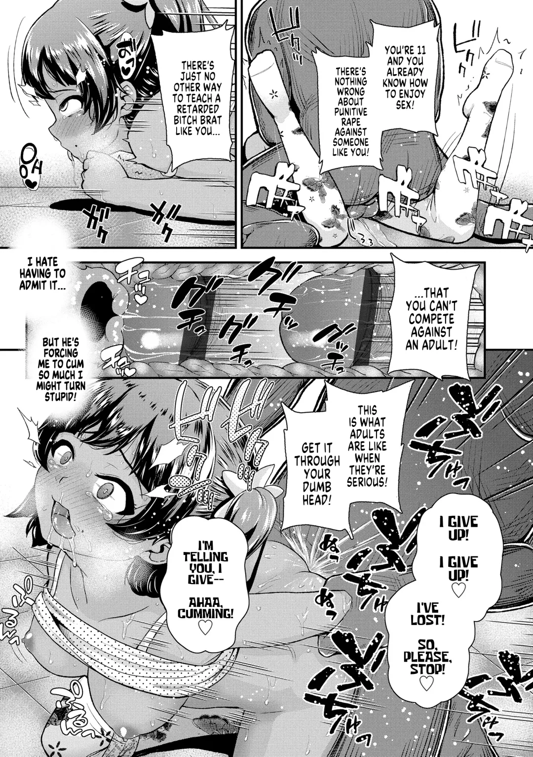 [Hikoma Hiroyuki] Bicchi na Mesugaki Tenkousei | Our New Transfer Student is a Bratty Little Bitch (Gouin ni Kusogaki Mesuana Dochutte Mita (Wara)) Fhentai - Page 17