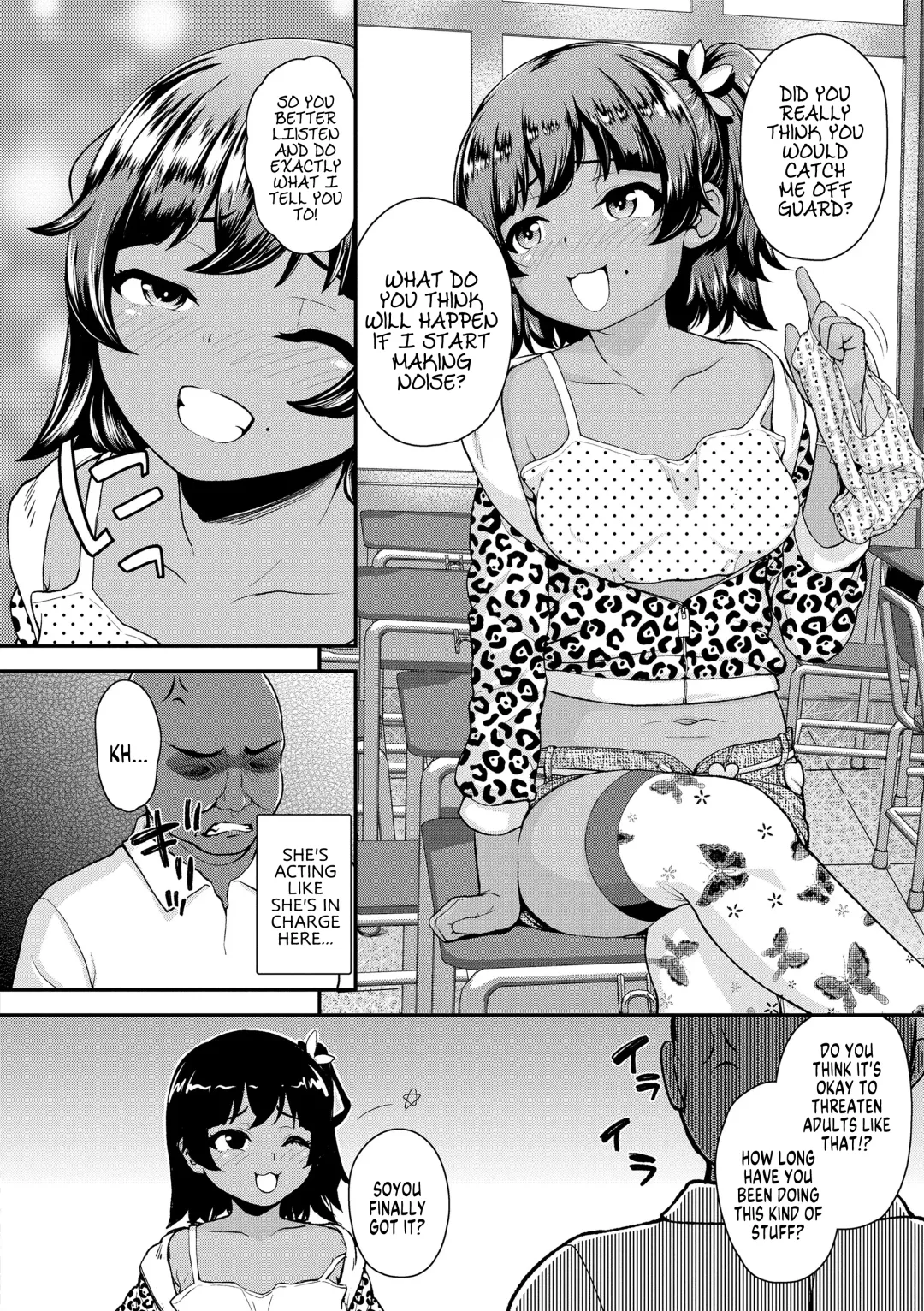 [Hikoma Hiroyuki] Bicchi na Mesugaki Tenkousei | Our New Transfer Student is a Bratty Little Bitch (Gouin ni Kusogaki Mesuana Dochutte Mita (Wara)) Fhentai - Page 4