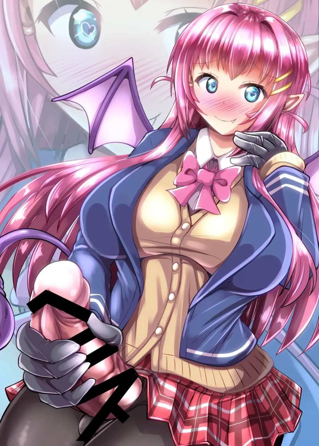 [Nyx] Futanari Kuro Tights no Succubus JK ni Oshiri Horaretai Fhentai - Page 2