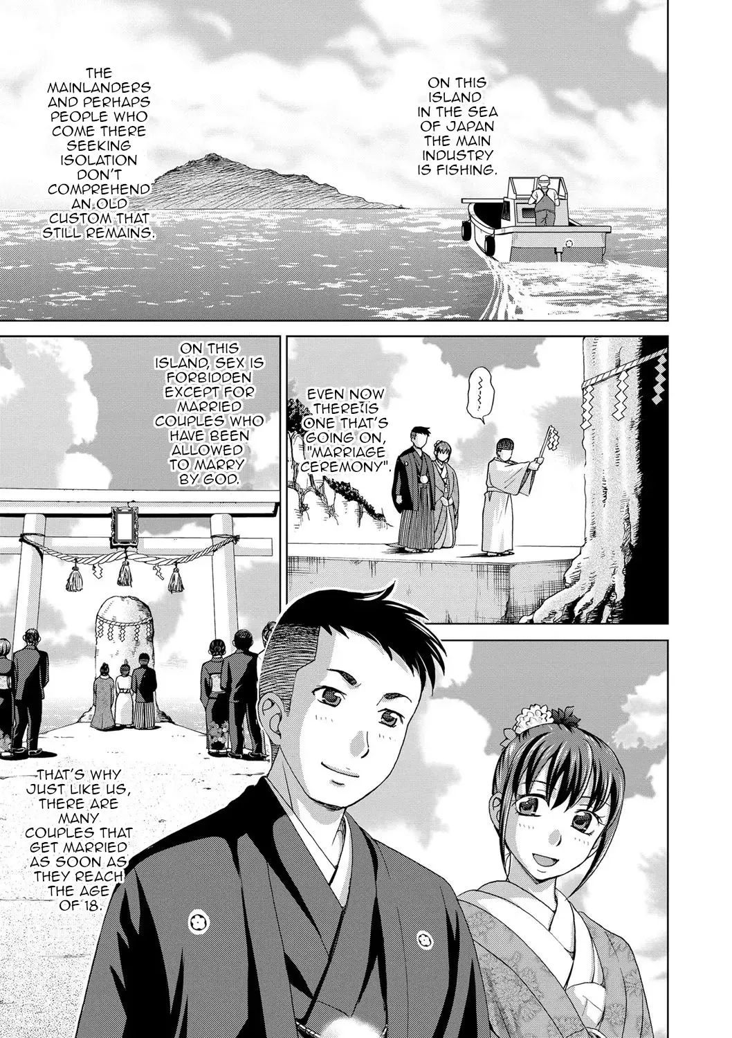 [Shiraishi Nagisa] Oyako Soukan Shima | Parent Child Incest Island Fhentai - Page 1