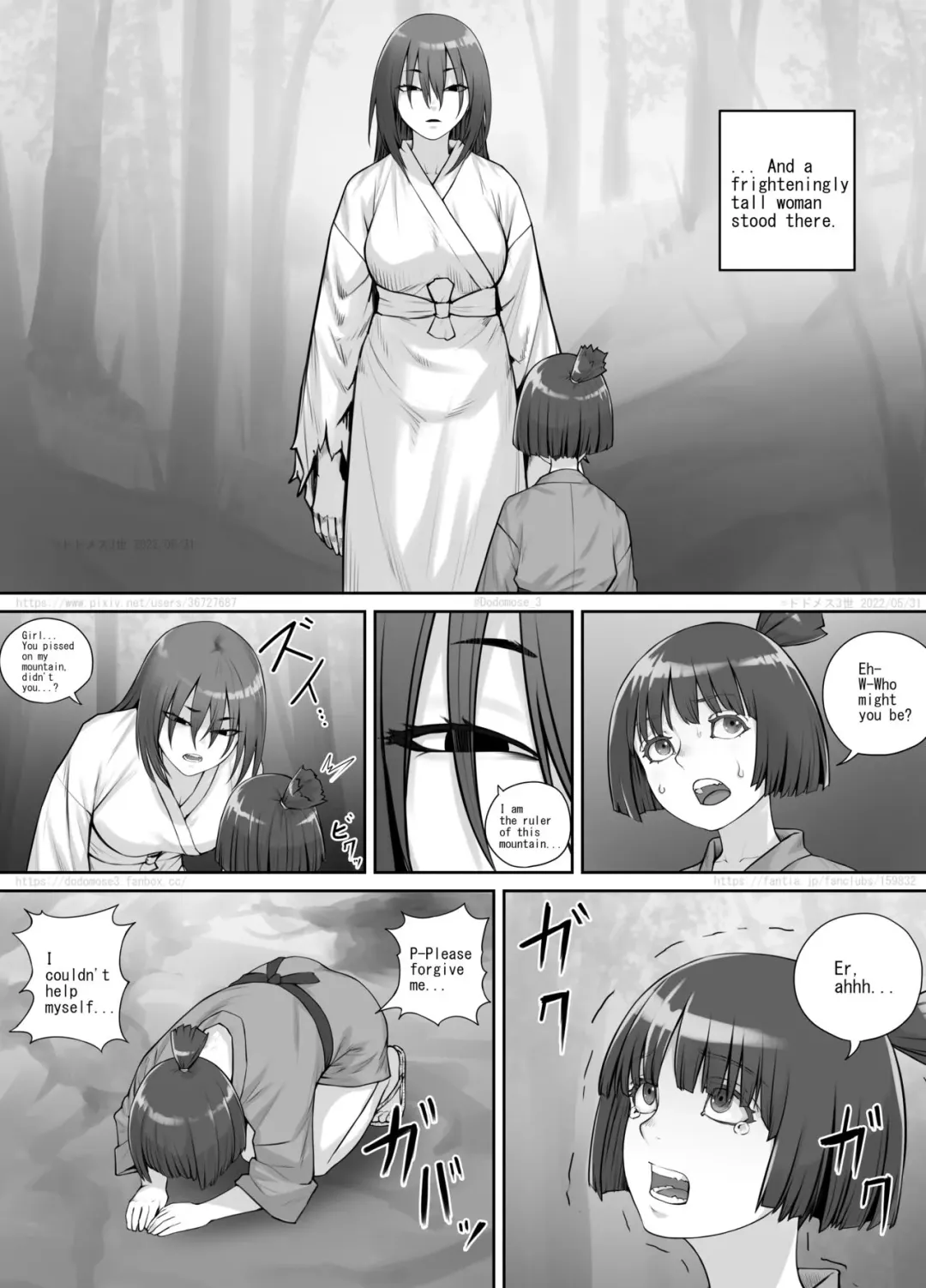 [Dodomesu3sei] Onnanoko to Yama no Aruji Fhentai - Page 5