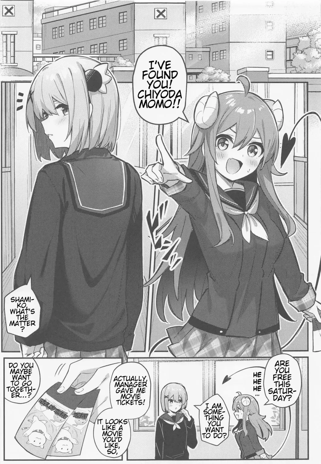 [Borusiti] Momo-chan Yamiochi Shita!? | Momo chan went to the dark side!? Fhentai - Page 4