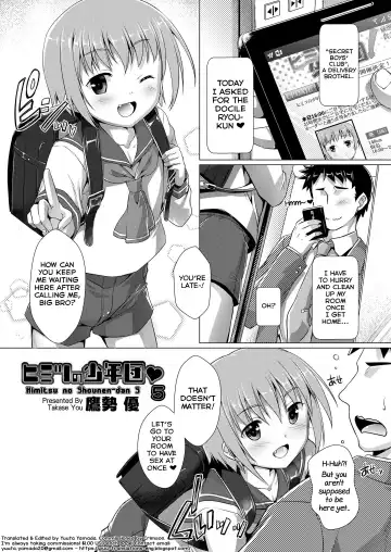 Read [Takase Yuu] Himitsu no Shounen-dan 5 - Fhentai