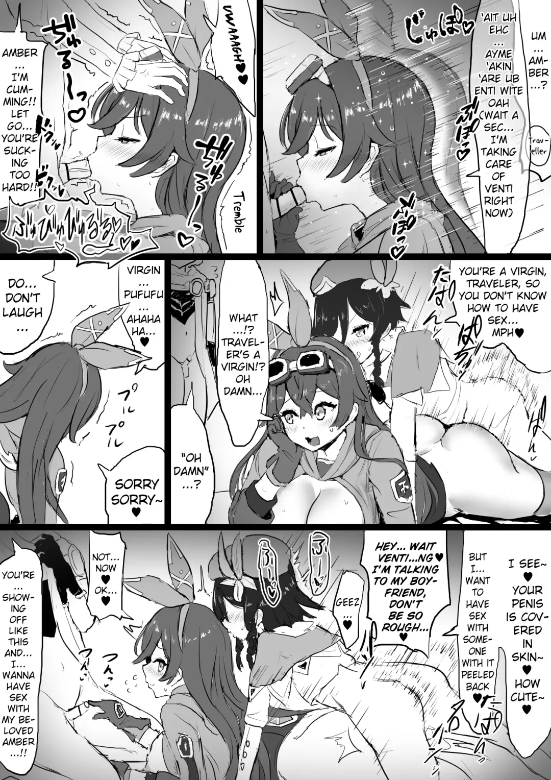 Amber ga Venti ni Netorareru Hanashi | Amber Was Stolen Away from Me by Venti Fhentai - Page 6