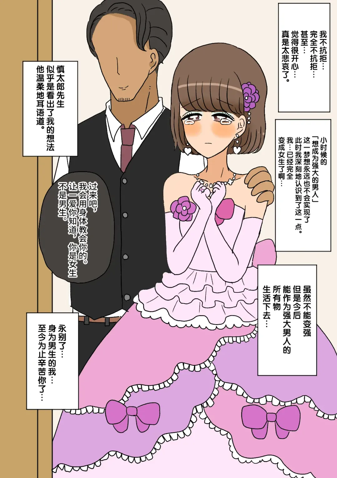 [Kitsune Beer] Furyou Shounen ga Mesuochi Shite Kawaii o Yome-san ni naru made ~Konnyaku-Hen~ Fhentai - Page 78