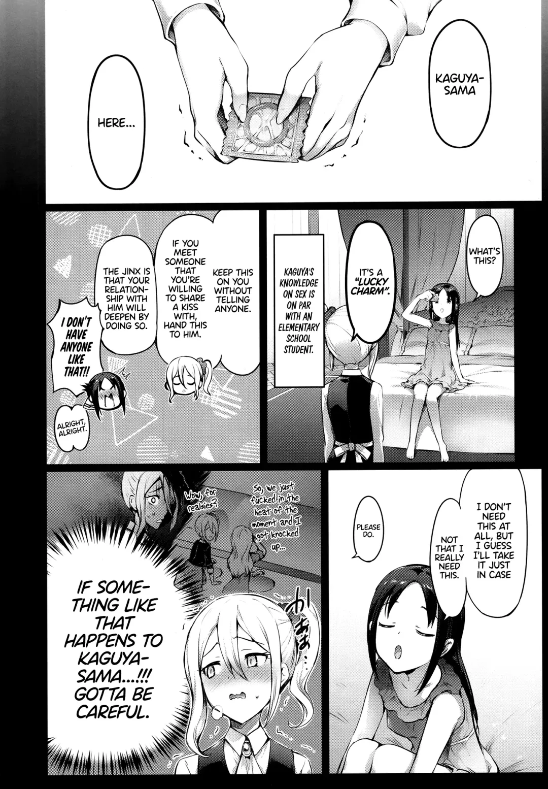 [Hisasi] Kaguya-sama no Enmusubi | Kaguya-sama's Matchmaking Charm (decensored) Fhentai - Page 4