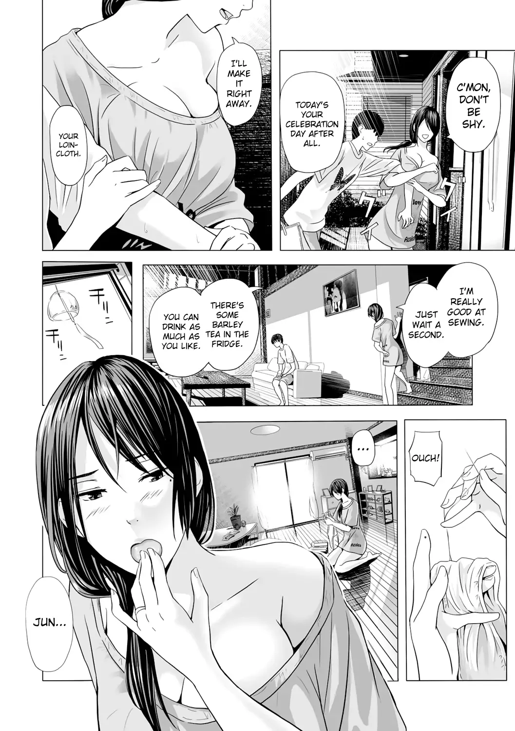 [Namaribou Nayonayo] Atsui Natsu, Oba no Ie de... ~Fundoshi Iwai~ (decensored) Fhentai.net - Page 2