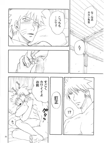 [Shishimaru] R-18 Kakashi x Naruto Fhentai - Page 21