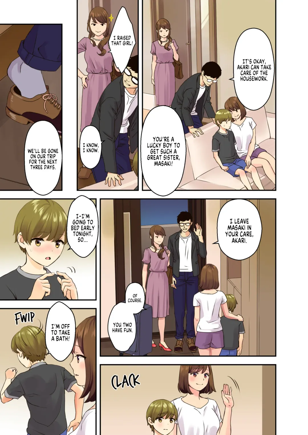 [Oshima Aki] Papa to Mama ga Inai Aida ni... | When Dad and Mom Aren't Home (decensored) Fhentai - Page 3