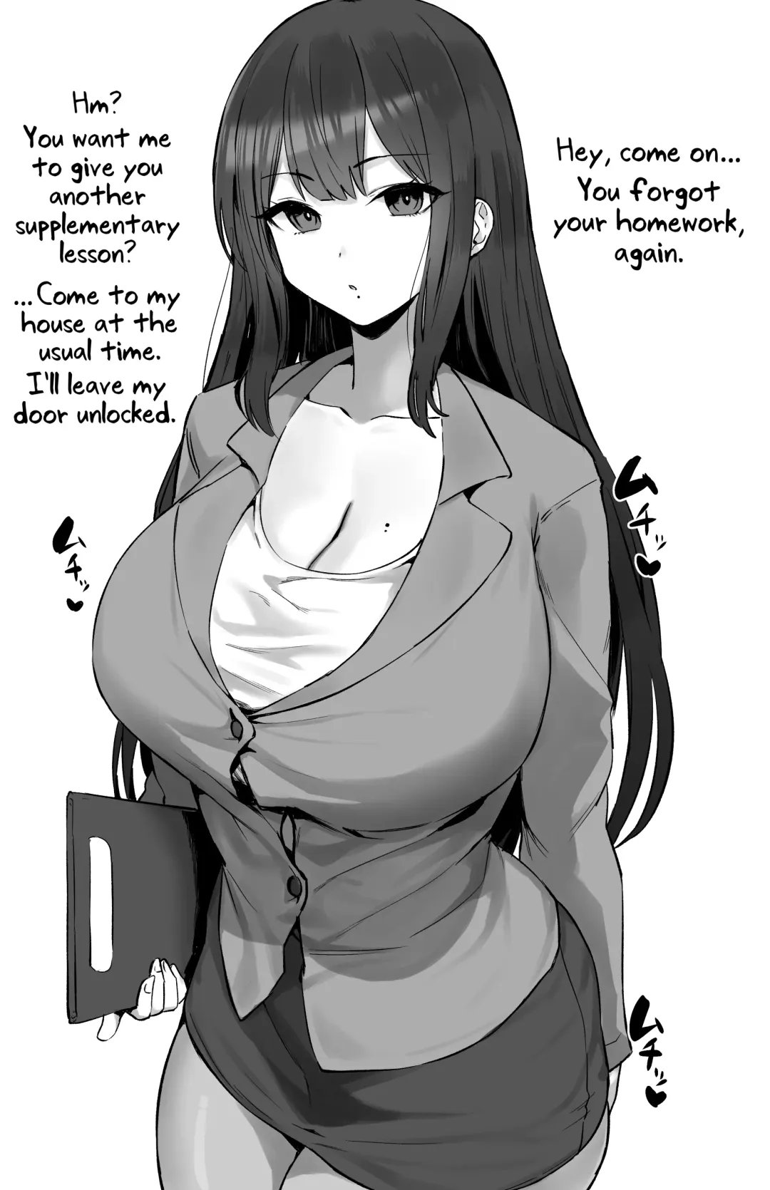 [Hotate-chan] Muchimuchi Sensei | Voluptuous Teacher Fhentai - Page 8