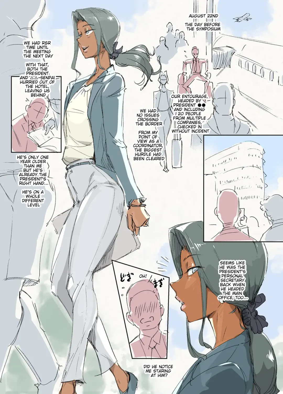 [Kirsi] Sissy Secretary's Business Trip Fhentai - Page 2