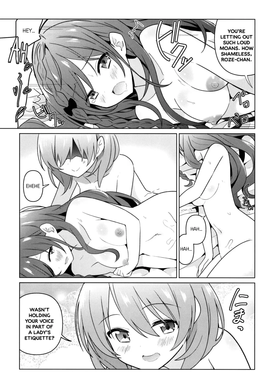 [Nanakusa Amane] KokoRoze de Yuri ni Mezameru Hon | A Book Where CocoRoze Awaken to Yuri Fhentai - Page 13