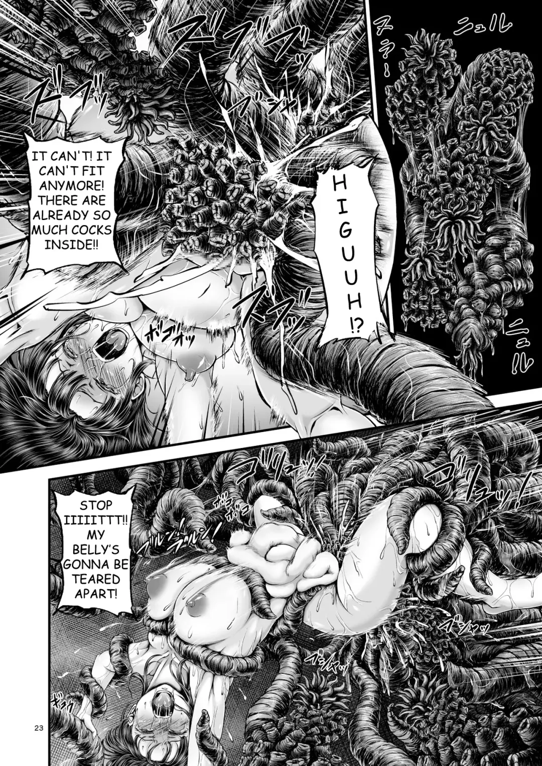 [Yuyu] Igyou Seibutsu Zukan Michi no Kenkyuu Kikan Hen I | Illustrated Adulteration of Deformed Organisms: Unknown Research Institution, I Fhentai - Page 22