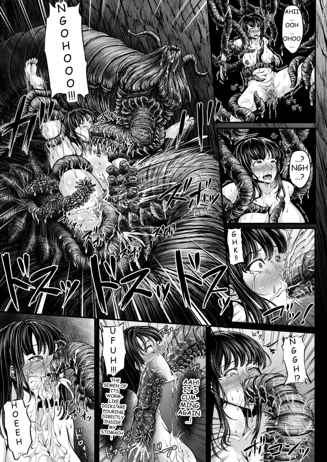 [Yuyu] Igyou Seibutsu Zukan Michi no Kenkyuu Kikan Hen I | Illustrated Adulteration of Deformed Organisms: Unknown Research Institution, I Fhentai - Page 33