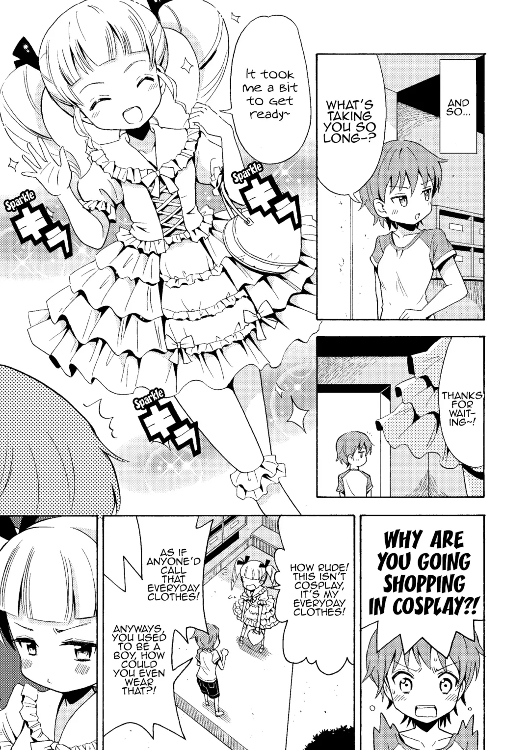 [Yoshida Gorou] Happy Birthday 2 - Nyotaika Shita no de Mizugi o Kai ni Ittemita | Happy Birthday 2 - Because I have the body of a girl, I tried going shopping for swimsuits. Fhentai - Page 7