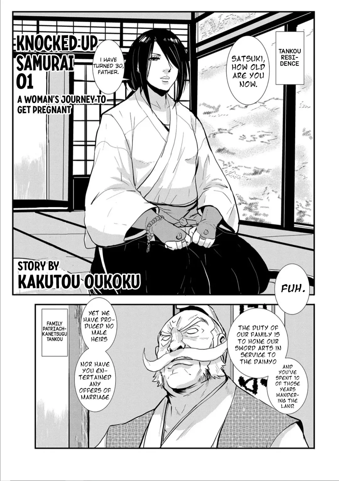 Read [Kakutou Oukoku] Harami samurai 01 Onna Douchuu Maguwai Tabi | Knocked Up Samurai 01: A Woman's Journey to get pregnant - Fhentai.net