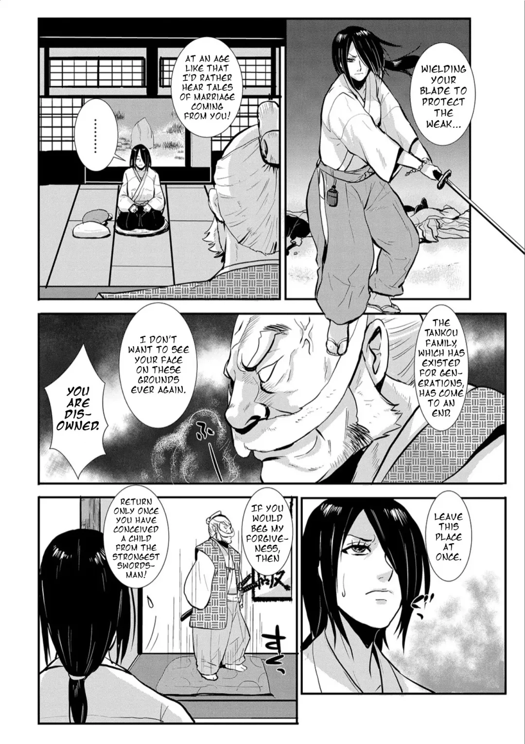 [Kakutou Oukoku] Harami samurai 01 Onna Douchuu Maguwai Tabi | Knocked Up Samurai 01: A Woman's Journey to get pregnant Fhentai.net - Page 2