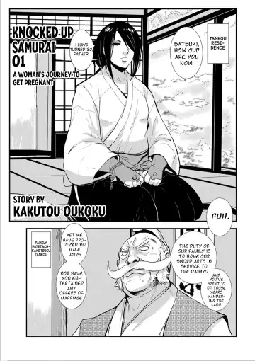 [Kakutou Oukoku] Harami samurai 01 Onna Douchuu Maguwai Tabi | Knocked Up Samurai 01: A Woman's Journey to get pregnant - Fhentai.net