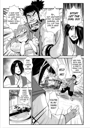 [Kakutou Oukoku] Harami samurai 01 Onna Douchuu Maguwai Tabi | Knocked Up Samurai 01: A Woman's Journey to get pregnant Fhentai.net - Page 7