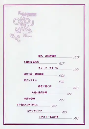 [Matsuzawa Kei] Omou ga Mama ni... Fhentai - Page 8