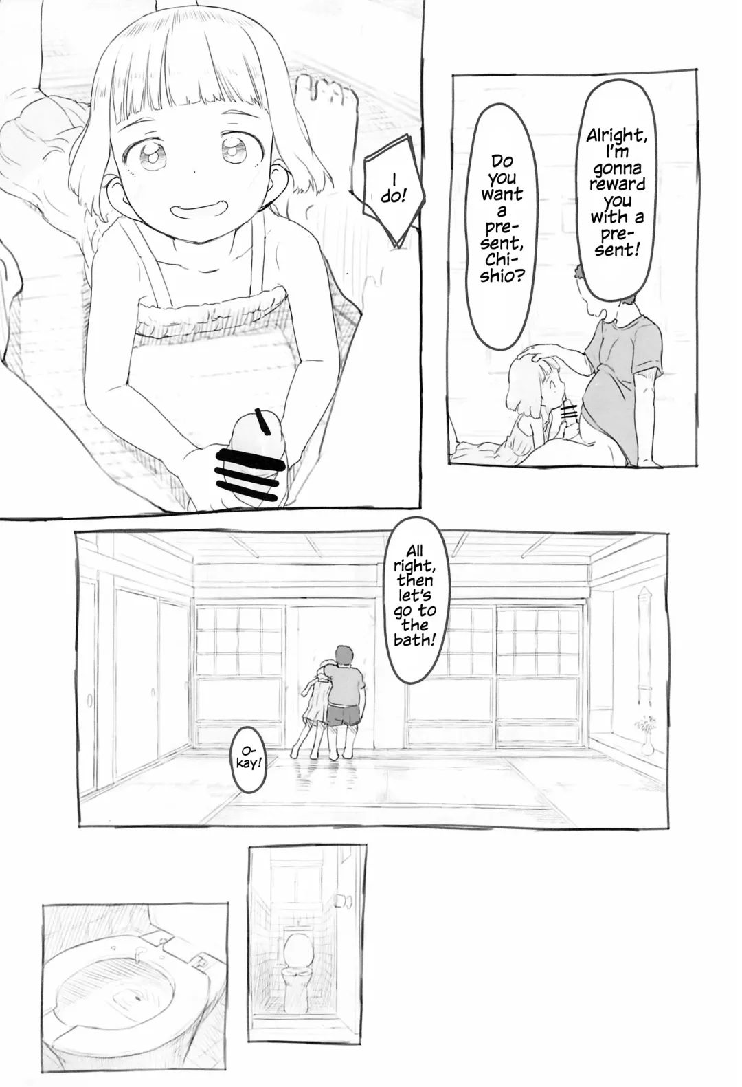 [Nukaji] Chishou no Ko o Onaho ni Suru 1-3 | Using A Retarded Little Girl As A Cocksleeve 1-3 Fhentai - Page 65