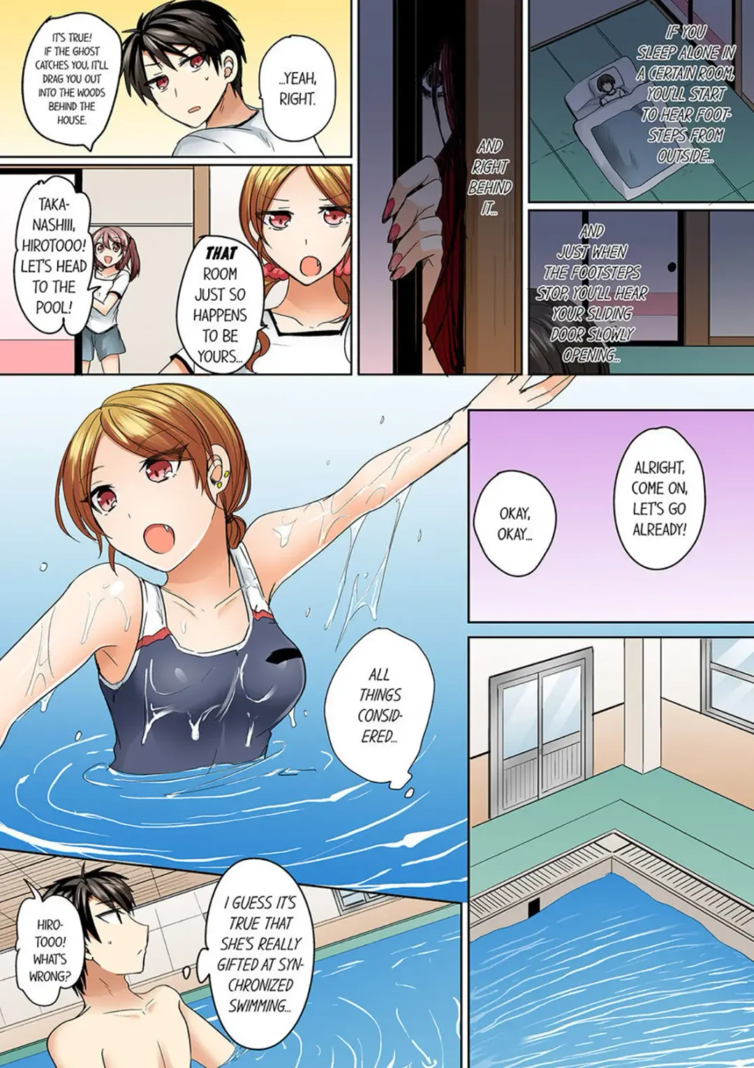 [Shogota] Mizugi ga Zurete... Haitteru! ~Porori ja Sumanai Danjo Kongou Synchro-bu~ 4 - My Swimsuit Slipped... And it went in!? A Mixed Synchronized Swimming Club with More Than Just Nip Slips in Store! ~ 4 Fhentai.net - Page 20