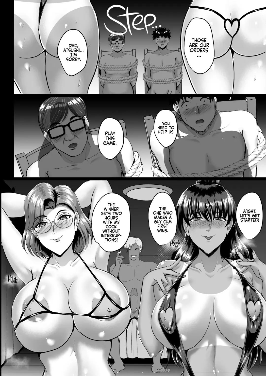 [Hozumi Kenji] Choukyou Juseizumi Oyako Netorare Kiroku | Mother and Daughter NTR Diary: Trained and Knocked Up (decensored) Fhentai - Page 46