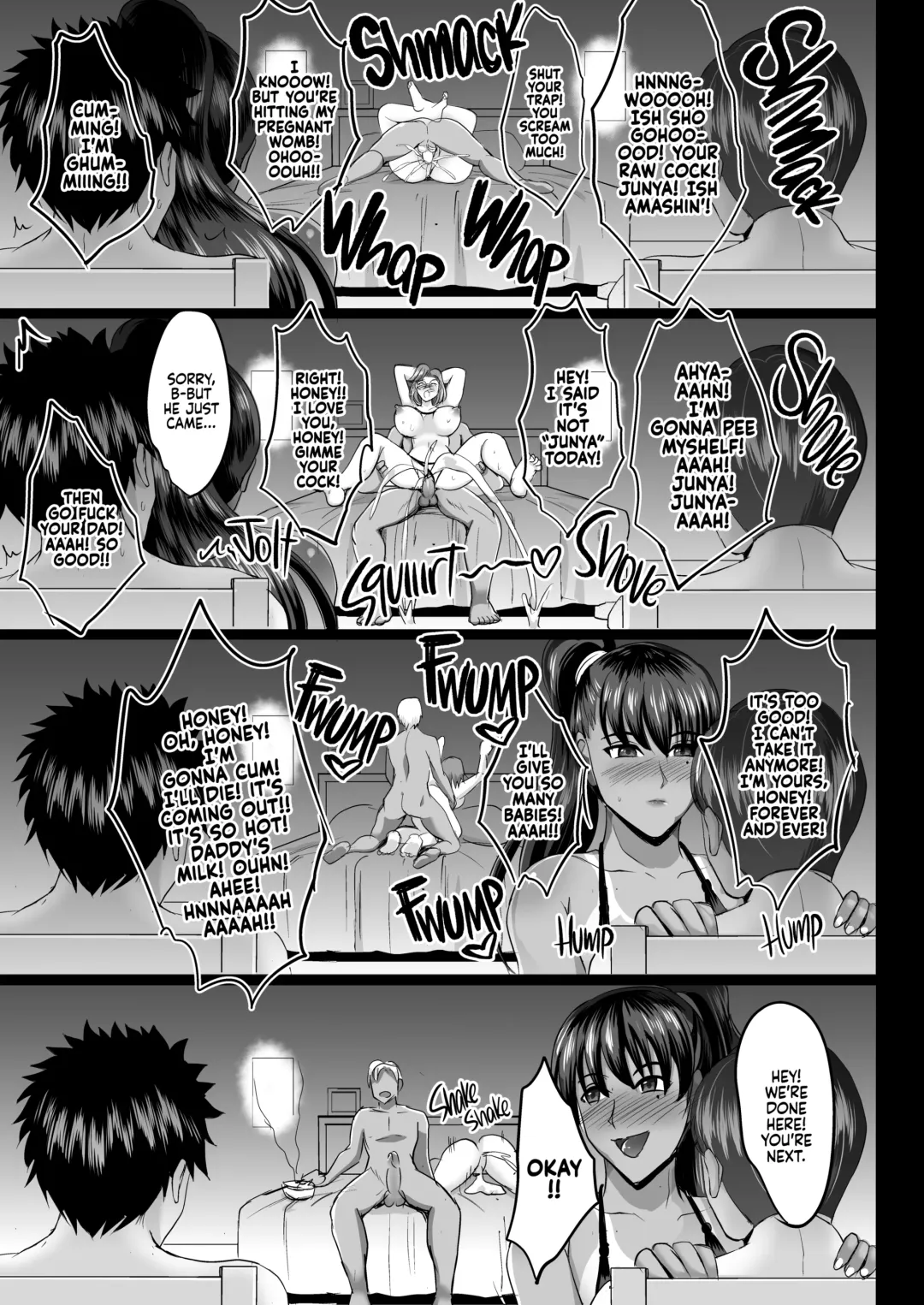 [Hozumi Kenji] Choukyou Juseizumi Oyako Netorare Kiroku | Mother and Daughter NTR Diary: Trained and Knocked Up (decensored) Fhentai - Page 57