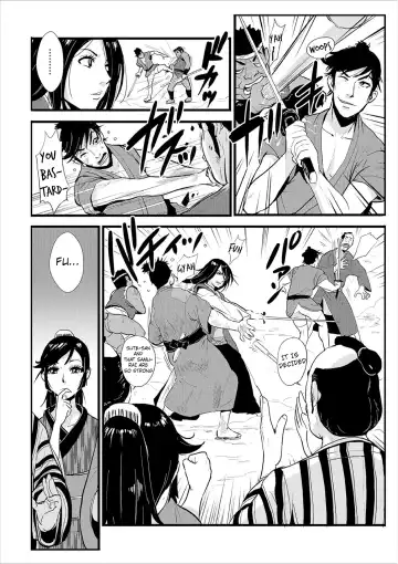 [Kakutou Oukoku] Harami samurai 02 ~Shukuba to Surounin to Naburare Shimerare~ | Knocked Up Samurai 02: The Post Town and the Ronin, Tied and Teased Fhentai.net - Page 6