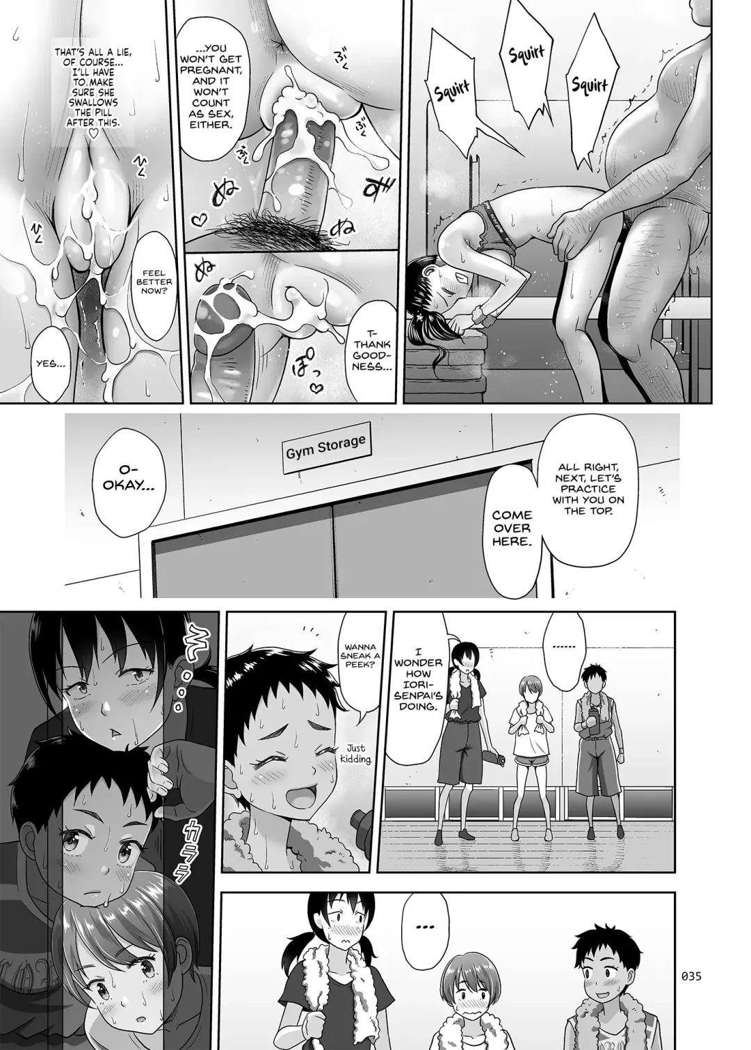 [Malcorond] Seishidouin no Oshigoto 3 Mushiatsui Taiiku Souko de Iron na Renshuu o Shitemitara Asedaku ni Natta (decensored) Fhentai - Page 34