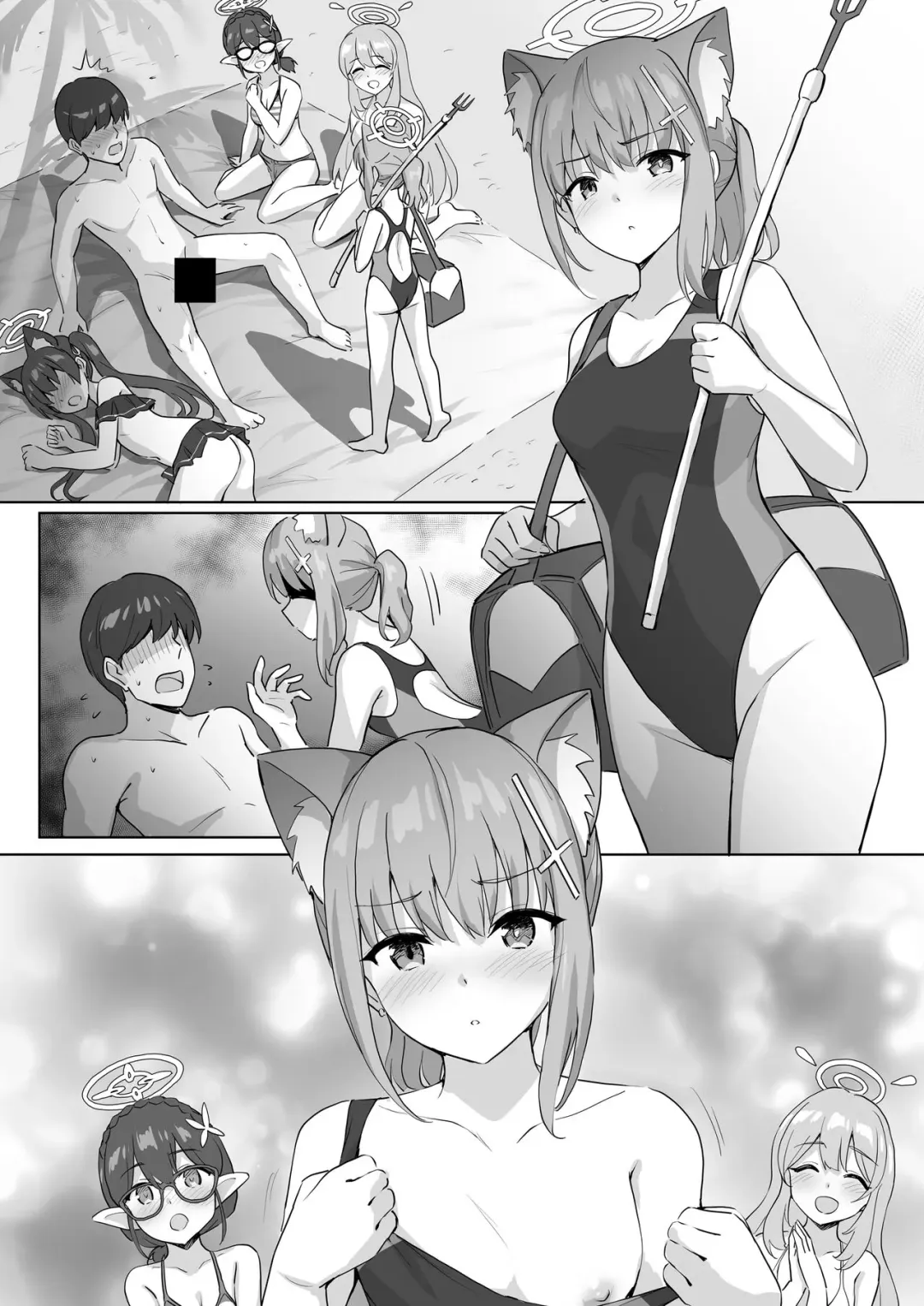 [Marugoshi] Shiroko to Mizugi Ecchi Fhentai.net - Page 7