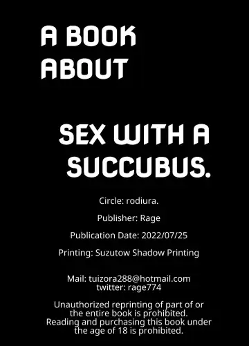 [Rage] Succubus to Ecchi Suru Hon. | A Book About Sex with Succubus. Fhentai - Page 38