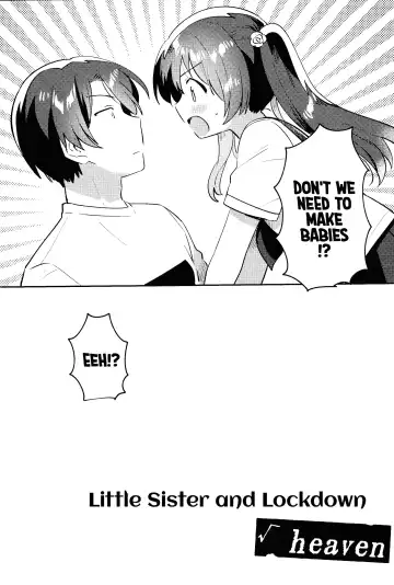 [Ichihaya] Imouto to Lockdown √heaven | In Lockdown With My Little Sister - Heaven Fhentai - Page 3