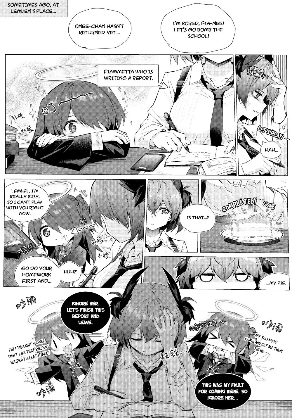 [Kataokasan] FiammettaxExusiai short story Fhentai.net - Page 1