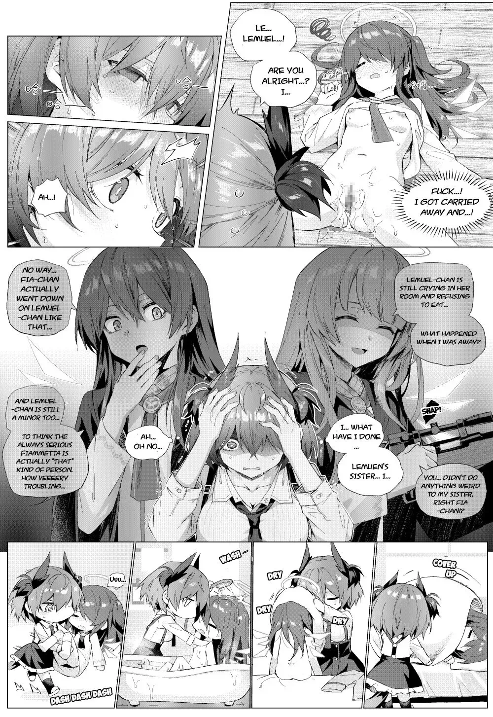 [Kataokasan] FiammettaxExusiai short story Fhentai.net - Page 10