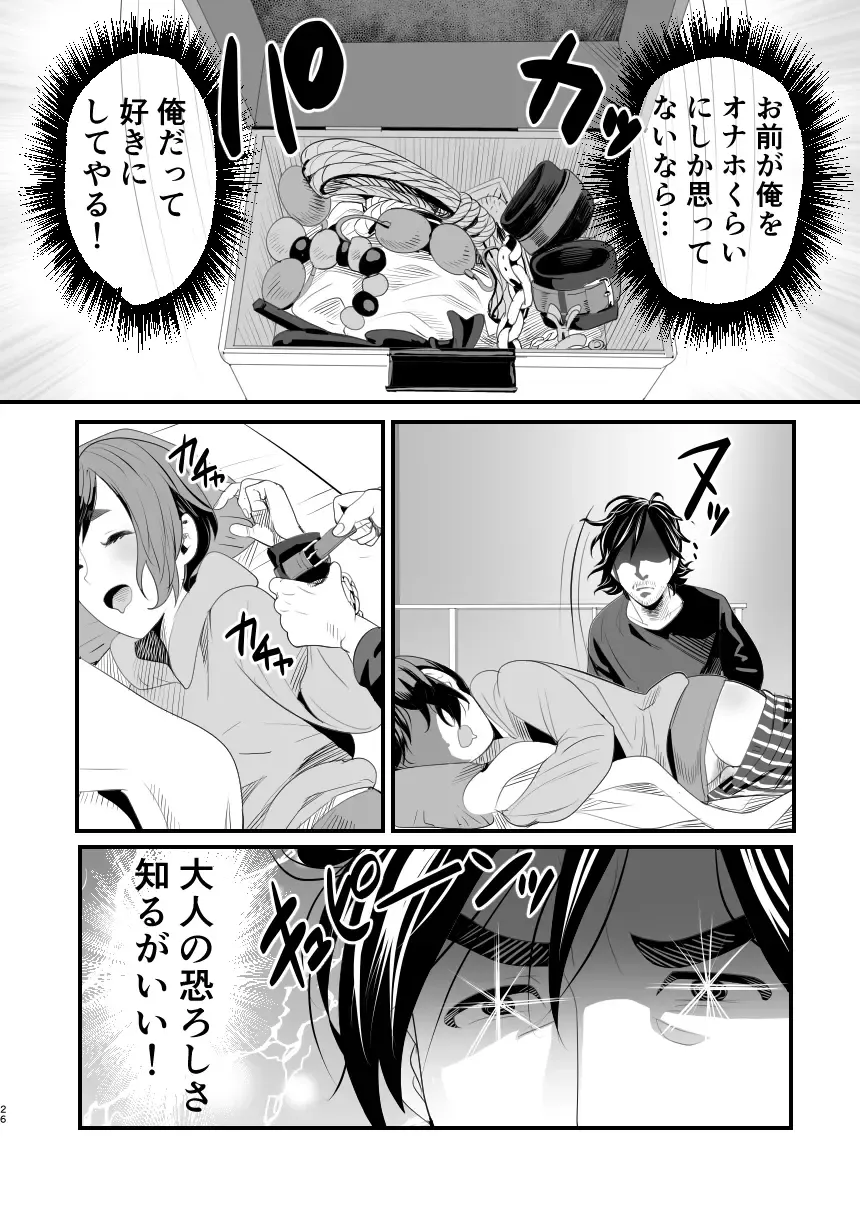 [Guro Tsuki] Mesugaki? na Otokonoko o  Wakaraseru Houhou Fhentai - Page 25