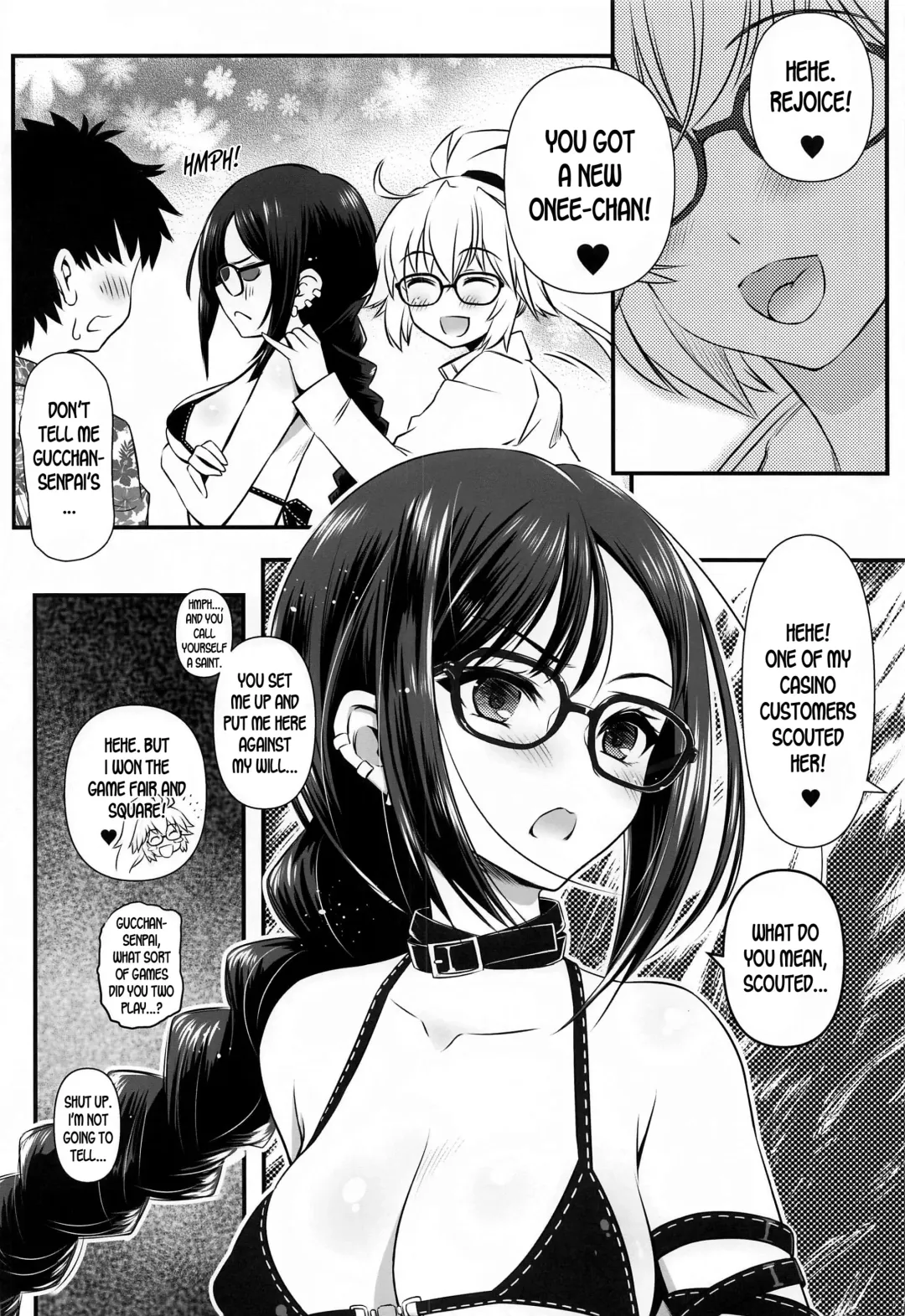 [Inoue Tommy] Megane Senpai Onee-chan - FGO Cute Glasses Sister Fhentai - Page 3