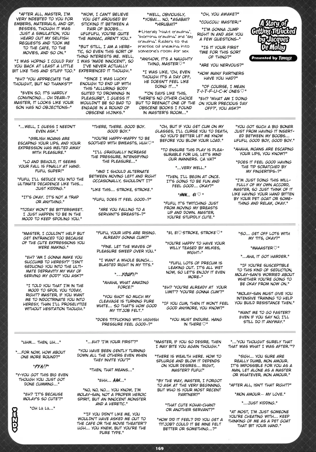 FGO Paizuri Goudou 2 ~Eirei Nyuukyou Ryouiki Zuridea le Fay~ | FGO Titfuck Joint Magazine 2 ~Zuridea le Fay: Heroic Spirit's Intermammary Domain~ Fhentai - Page 170