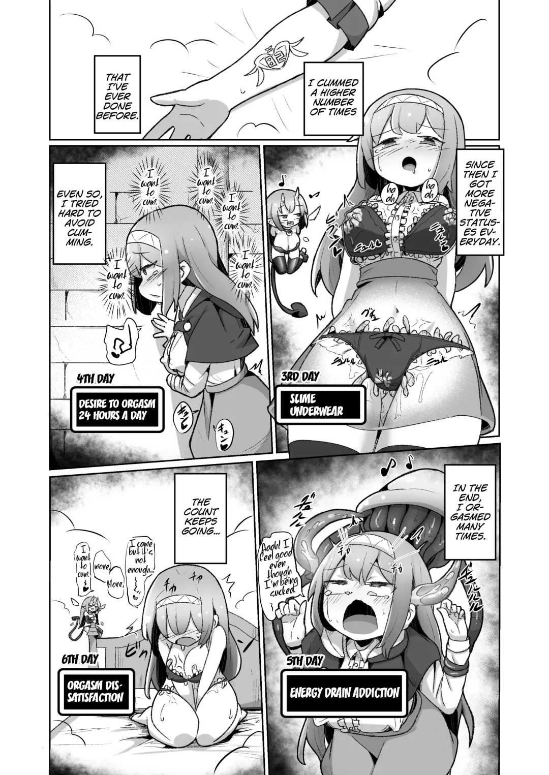 [Monota] 1-sshuukan no Aida 100-kai Zecchou shitara Kore kara Tsuku BaSta ga Isshou Kaijo dekinaku naru Noroi no Ohanashi Fhentai - Page 31