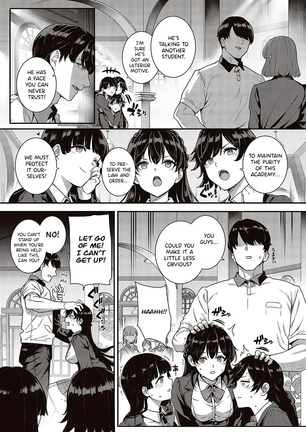 [Katsurai Yoshiaki] Amatsuka Gakuen no Ryoukan Seikatsu Shinyuu no Mitsu Ana [Umino Ayumi] | Angel Academy's Hardcore Dorm Sex Life ーBestfriend's Honeypot・Umino Ayumiー Fhentai - Page 3