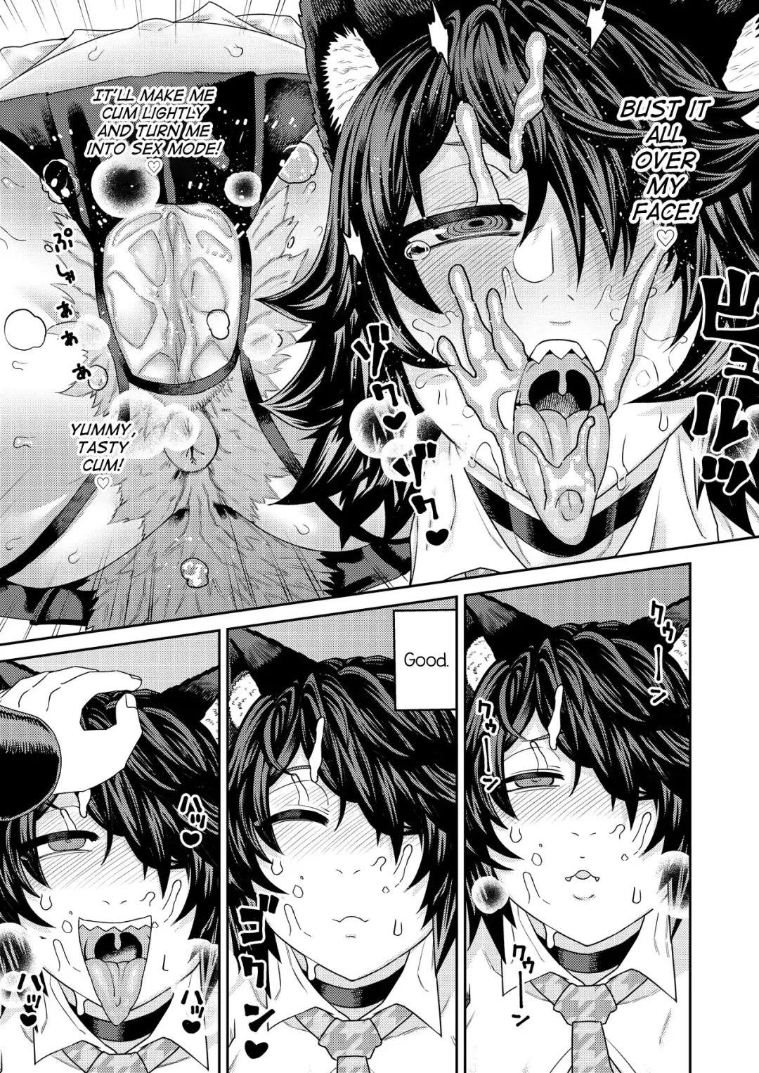 [Samon Shiu] Hatsujouki de IQ3 no Juujin ni Osoware Ecchi Fhentai - Page 18