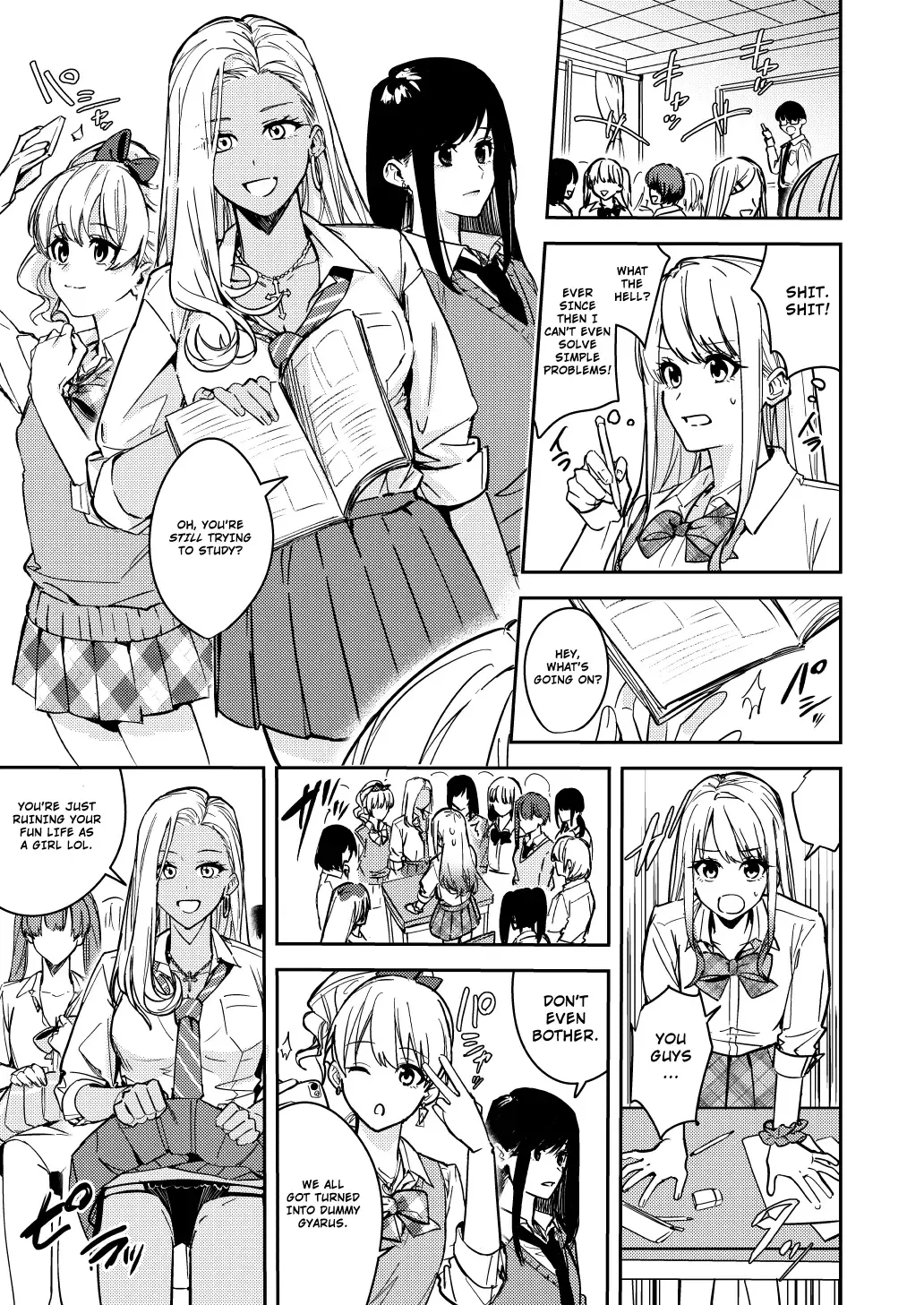 [Betty] Shuudan Nyotaika Gal, Ochiru | Group Gyarufication and Degeneration Fhentai.net - Page 11