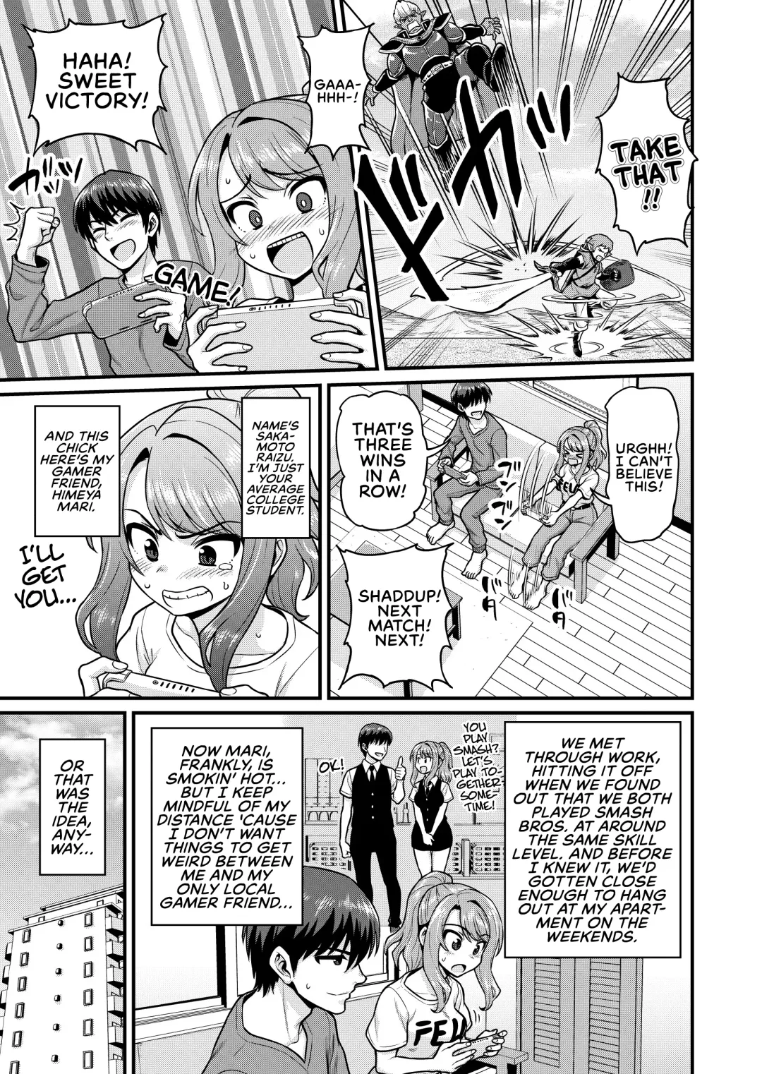 [Gachonjirou] Game Tomodachi no Onnanoko to Yaru Hanashi | Smashing With Your Gamer Girl Friend Fhentai - Page 2