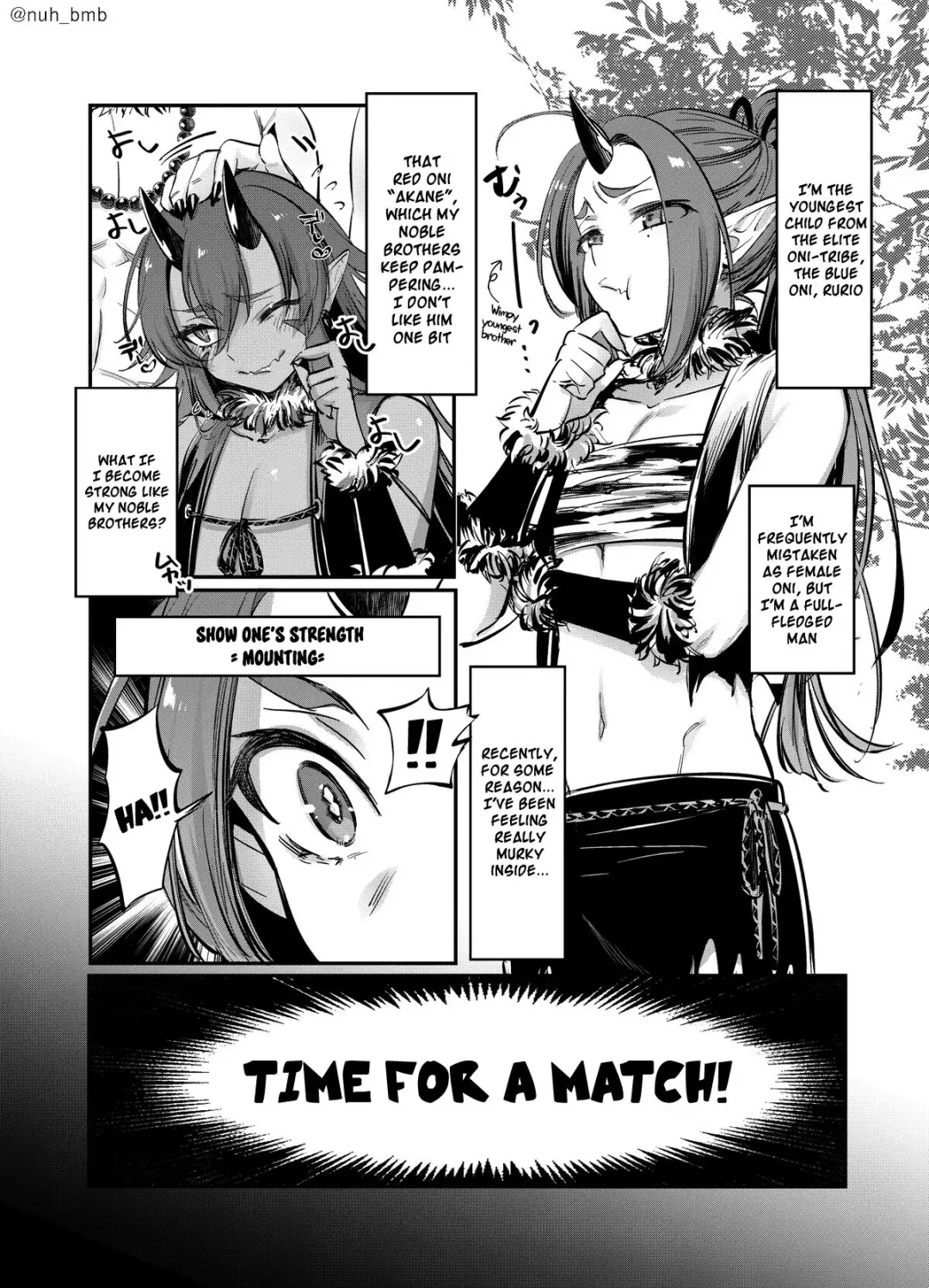 [Morino Bambi] Aoi Oni-kun To Akai Oni-kun | Blue Oni-kun and Red Oni-kun Fhentai.net - Page 4