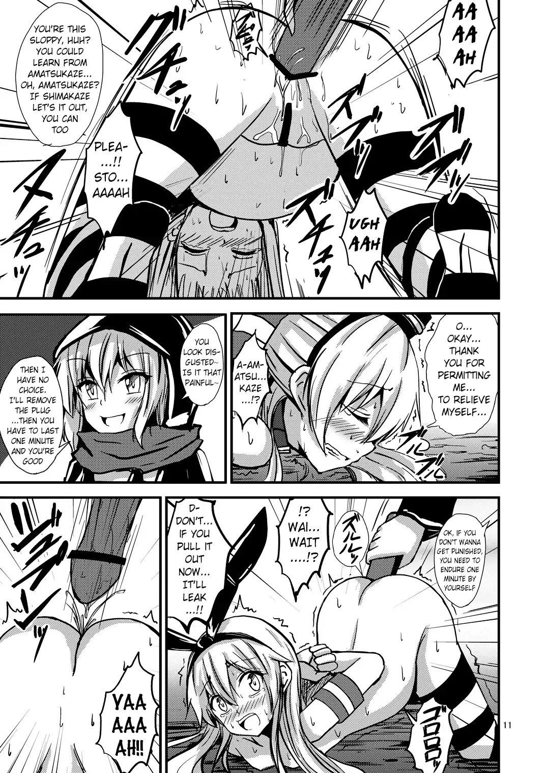 [Aikawa Ryou] Kuubo Wo-Kyuu-chan no Shimakaze Yuri Dorei Choukyou~Senkan Re-Kyuu no Shucchou SM Choukyou Hen~|Standard Carrier Wo-Class Shimakaze's Yuri Slave Training ~Battleship Re-class Official SM Training~ Fhentai.net - Page 12