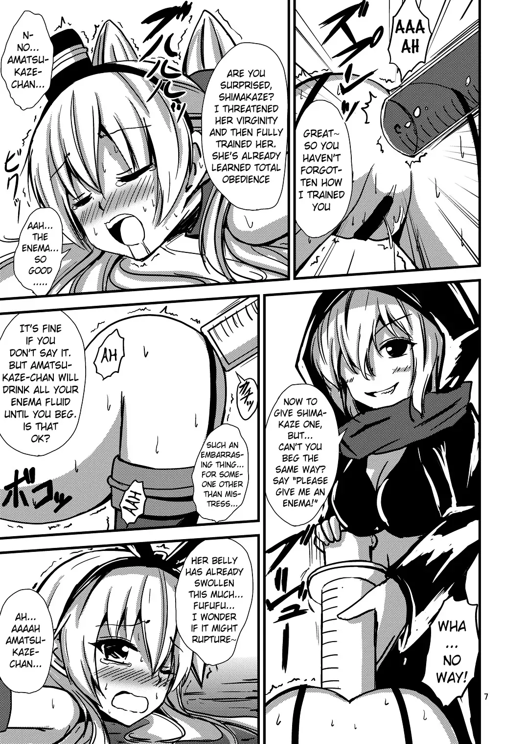 [Aikawa Ryou] Kuubo Wo-Kyuu-chan no Shimakaze Yuri Dorei Choukyou~Senkan Re-Kyuu no Shucchou SM Choukyou Hen~|Standard Carrier Wo-Class Shimakaze's Yuri Slave Training ~Battleship Re-class Official SM Training~ Fhentai.net - Page 8