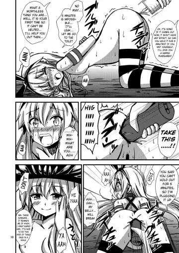 [Aikawa Ryou] Kuubo Wo-Kyuu-chan no Shimakaze Yuri Dorei Choukyou~Senkan Re-Kyuu no Shucchou SM Choukyou Hen~|Standard Carrier Wo-Class Shimakaze's Yuri Slave Training ~Battleship Re-class Official SM Training~ Fhentai.net - Page 11